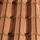 interlocking roof tile / clay