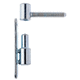 door hinge / zinc-plated steel / two-leaf / home