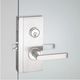 door handle / metal / contemporary / with lock