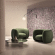 decorative coating / indoor / for wall / colored