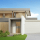 entry door / galvanised steel / swing / contemporary