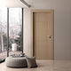 interior door / wooden / swing / contemporary