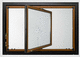 wooden window / glass / pivoting / 1 leaf