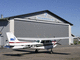 hangar industrial door / folding / fabric / wind-proof