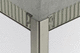 aluminum edge trim / for tile / outside corner