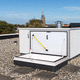 rooftop access hatch / rectangular / aluminum / stainless steel