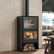 wood heating stove / 5 kW...10 kW / 10 kW...20 kW / free-standing