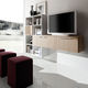 contemporary TV wall unit / melamine