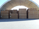 panel cladding / wooden / grooved