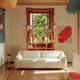 sofa bed / contemporary / fabric / with armrests
