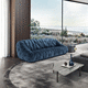 modular sofa / contemporary / fabric / leather