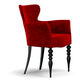 traditional armchair / fabric / beech / FSC certified