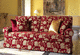 sofa bed / traditional / cotton / multi-color