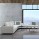 modular sofa / corner / contemporary / fabric