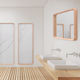 wall-mounted mirror / for hotel / for hotel room / contract