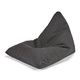 contemporary bean bag / fabric / leather / with washable removable cover