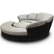 modular sofa / round / organic design / fabric