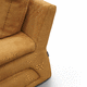 modular sofa / contemporary / fabric / leather