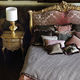 classic bedside table / crystal / rectangular / for hotel