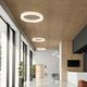 false ceiling acoustic panel / Douglas fir / solid wood / oak