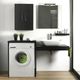 contemporary bathroom cabinet / wooden