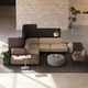 modular sofa / corner / contemporary / fabric