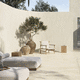 porcelain stoneware tile / indoor / outdoor / bathroom