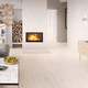 wood-burning fireplace insert / steel / built-in