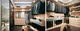 wooden walk-in wardrobe