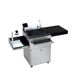 height-adjustable lectern / logo / machined / stand-up