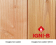 Douglas fir wall cladding panel / for indoor use / for facade / for outdoor use