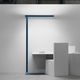 floor-standing lamp / steel / extruded aluminum / contemporary