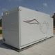 food kiosk / bar / outdoor / steel