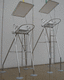 contemporary chair / beach / outdoor / canvas