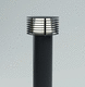 garden bollard light / contemporary / metal