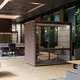 acoustic office pod / modular / custom / centrifugal fan