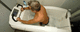 free-standing bathtub / resin / deep / walk-in