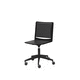 contemporary visitor chair / indoor / fabric / metal