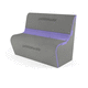 bathroom bench / contemporary / extruded polystyrene / with backrest