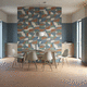 porcelain stoneware tile / matte / indoor / bathroom