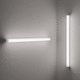 recessed wall light fixture / LED / linear / commercial