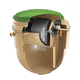 PE domestic wastewater treatment plant / compact / for small community