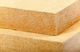 thermal-acoustic insulation / wood fiber / rigid panel / wall