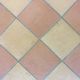 terracotta tile / structure / natural finish / indoor