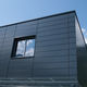 ribbed cladding / sheet / aluminium / steel