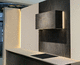 wall-mounted range hood / ductless / with built-in lighting / remote-controlled