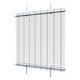sliding fastening system / stainless steel / for facade cladding / for interior