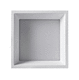 recessed wall light fixture / LED / square / IP54