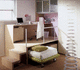contemporary desk / wooden / with trundle bed / panel end