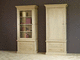 traditional bookcase / oak / white